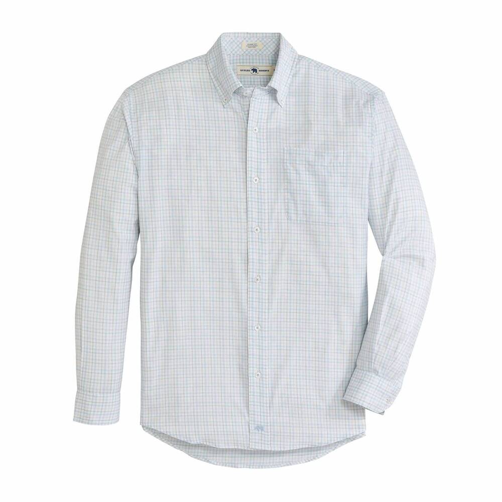 NEW ONWARD RESERVE men's open air wright classic fit shirt in dusty blue
